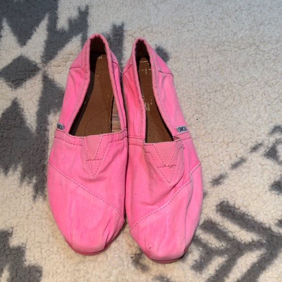Neon Pink Toms - Picture 2 of 3